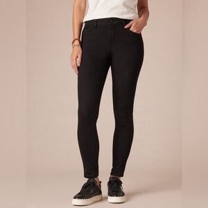 Democracy Absolution Black Shaping Skinny Jeans High Waisted Rise Denim Size 6